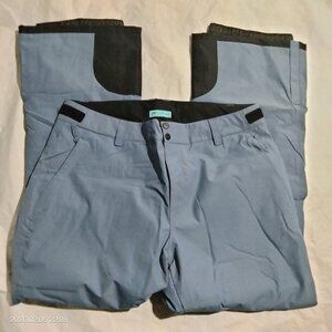 Roxy Women's Blue Snow Pants L DryFlight Insulated Ski Snowboard Winter NWOT